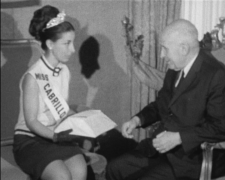 Américo Tomás recebe Miss Cabrilho