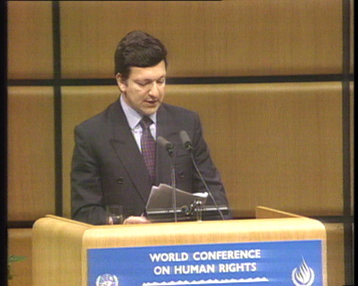 Durão Barroso na conferência da ONU