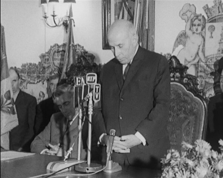 Visita de Américo Tomás a Montemor-o-Novo