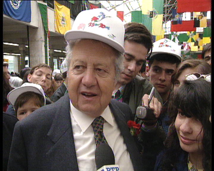 Almoço de Mário Soares com jovens