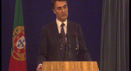 Conferência de imprensa de Cavaco Silva