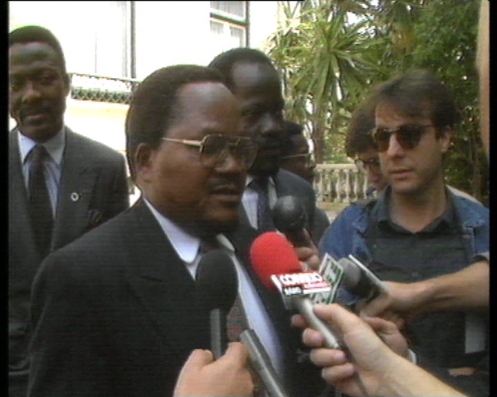 Recepção de Cavaco Silva às delegações angolanas