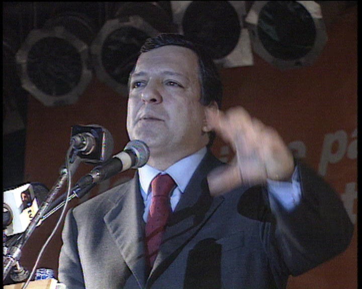 Santana Lopes apoia Durão Barroso nas eleições legislativas