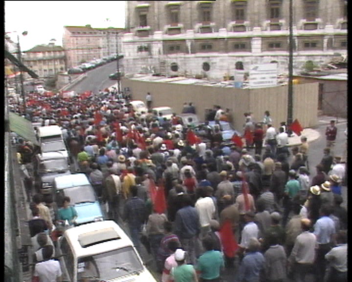 Protestos dos trabalhadores da reforma agrária