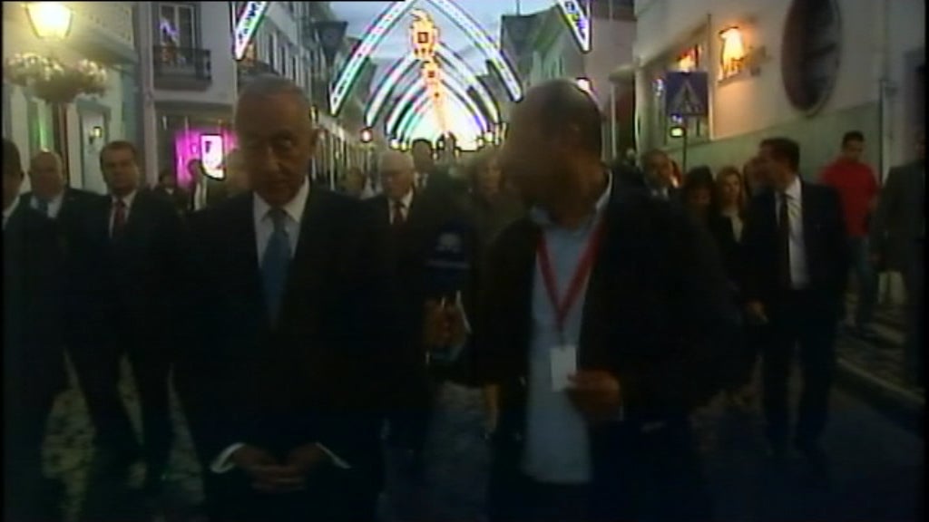 Marcelo Rebelo de Sousa na Ilha Terceira