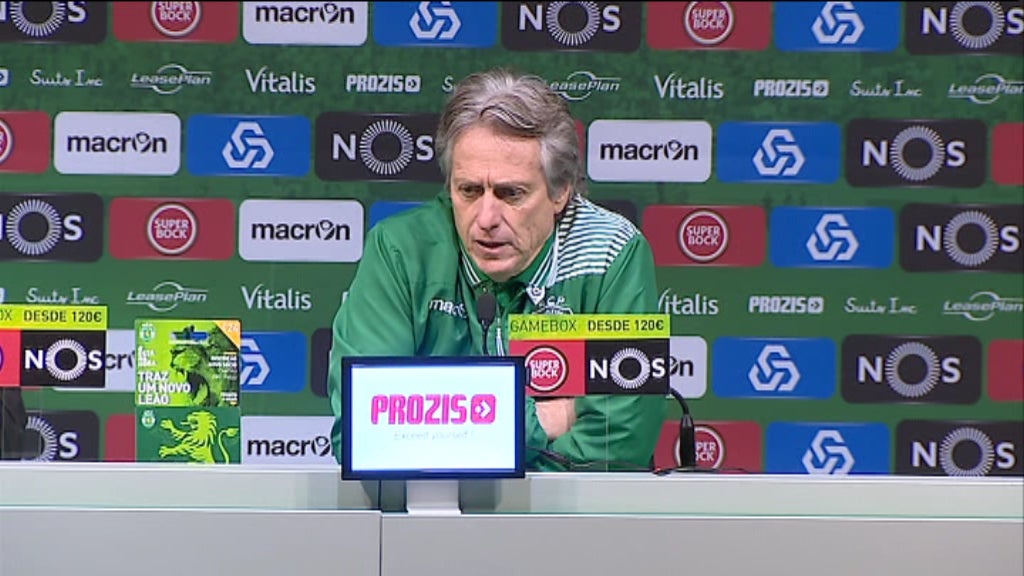 Conferência de imprensa de Jorge Jesus