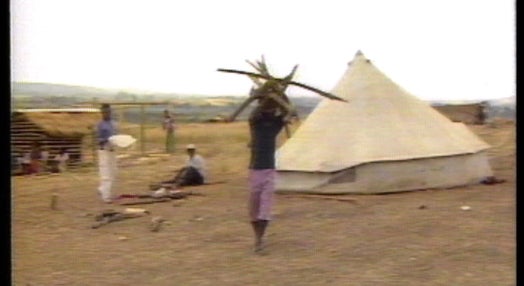 Campo de refugiados em Angola