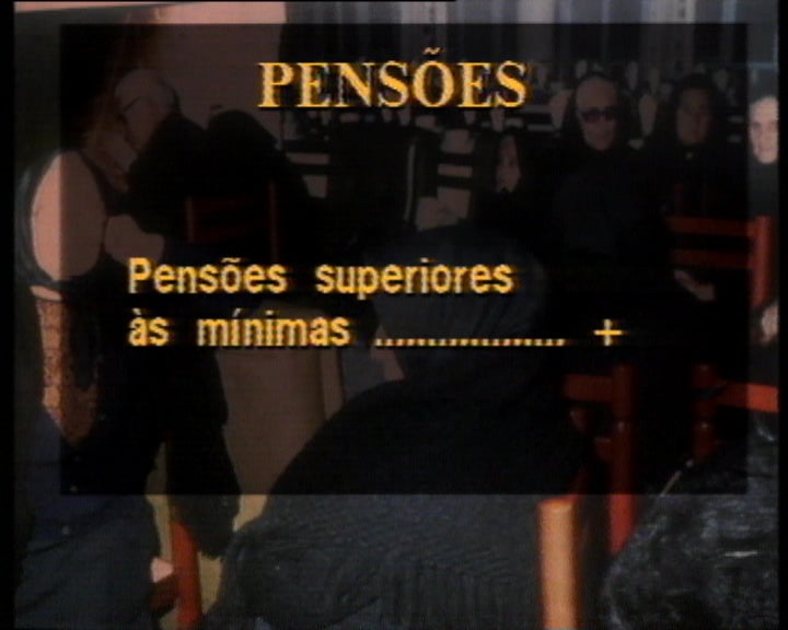 Aumento das pensões