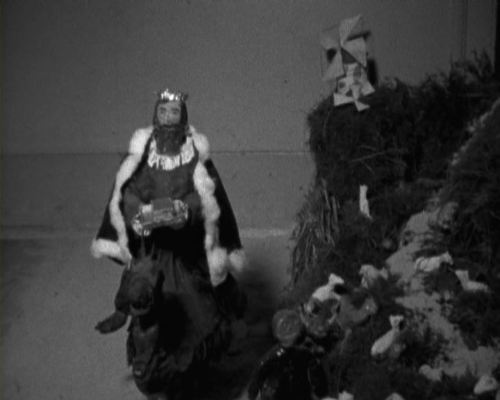 Presépio construído por crianças