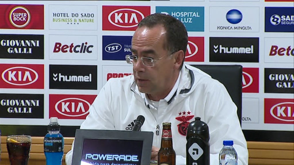 Futebol: reação ao Vitória de Setúbal vs Benfica