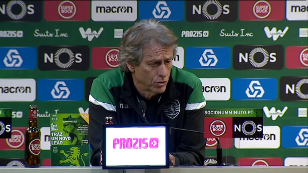 Futebol: declarações de Jorge Jesus