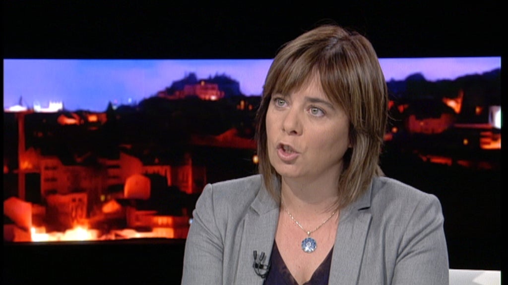 Catarina Martins em entrevista à RTP