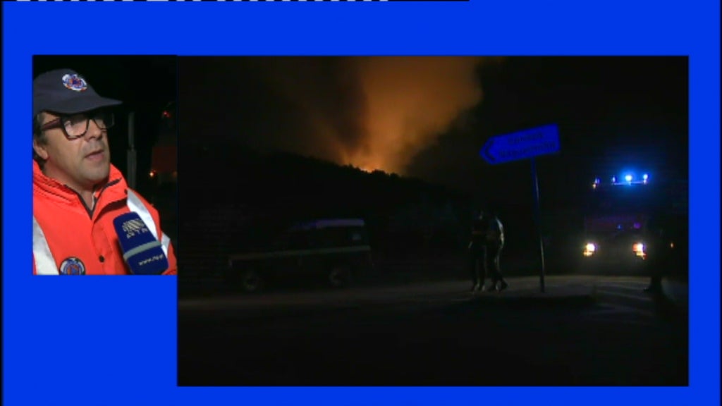Incêndio florestal em Torre de Moncorvo