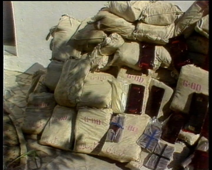 Apreensão de haxixe