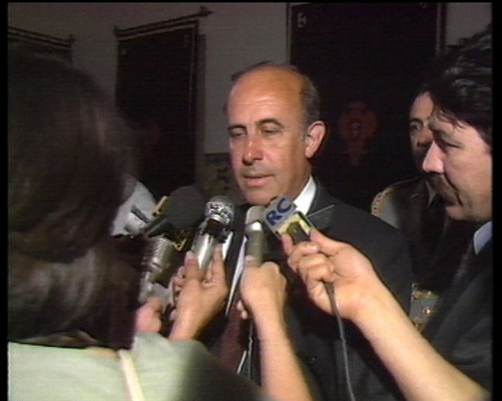 Encontro de Mário Soares com Rocha Vieira