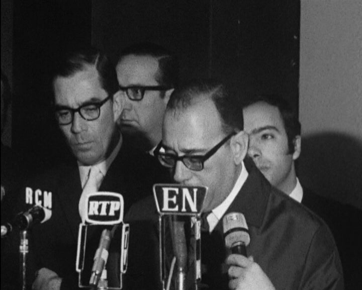 Chegada de Baltazar Rebelo de Sousa a Lisboa