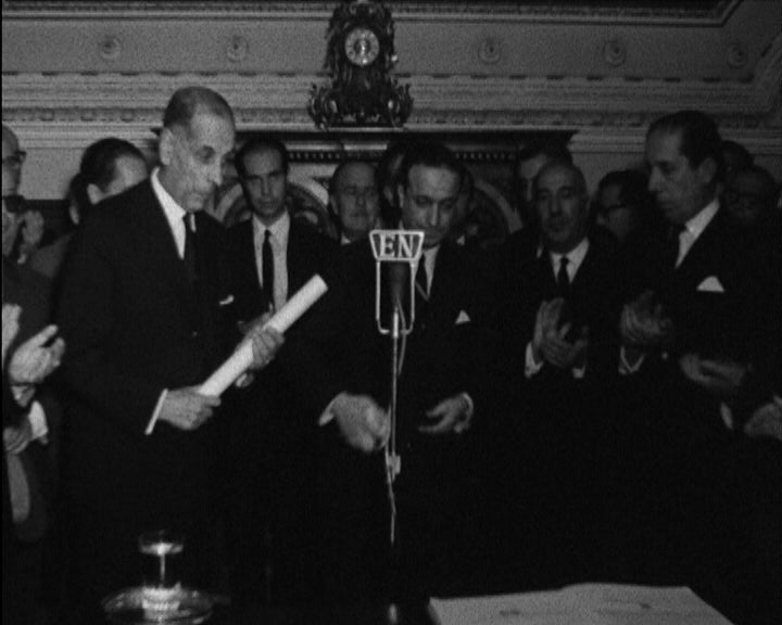 Tomada de posse de António Vaz Pereira e José Saraiva Albuquerque