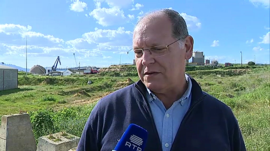 Incêndio na fábrica Sapec Química