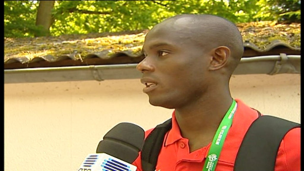 Treinos da seleção de Angola