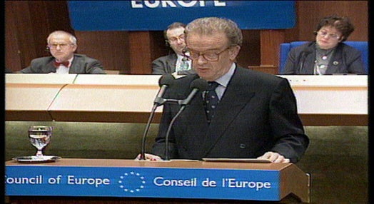 Discurso de Jorge Sampaio no Conselho da Europa