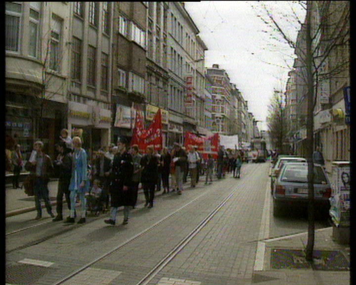 Manifestação contra a pedofilia na Bélgica