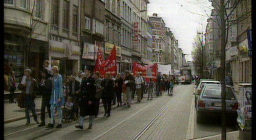 Manifestação contra a pedofilia na Bélgica