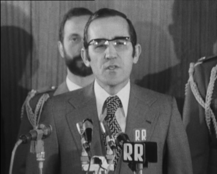 Partida de António Ramalho Eanes para Espanha