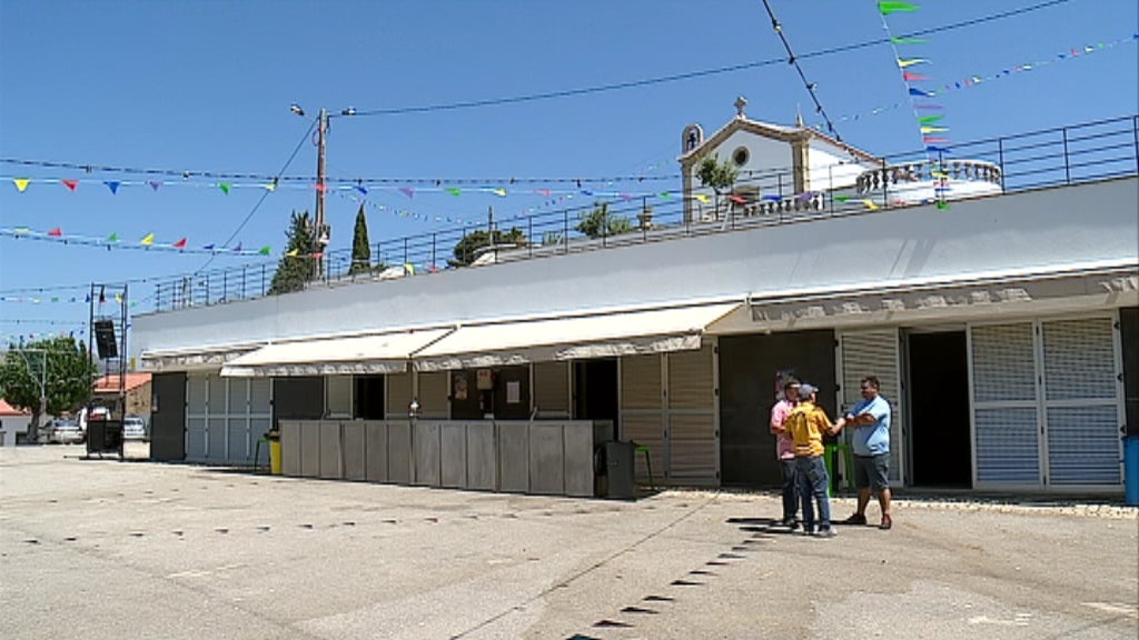 Fogo de artifício na Festa de Santo António