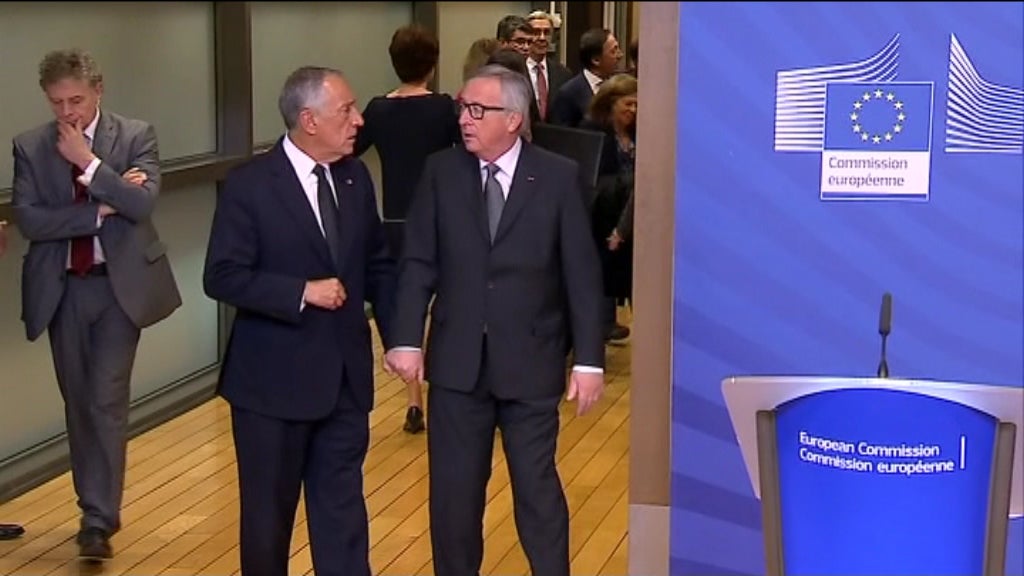 Marcelo Rebelo de Sousa em Bruxelas