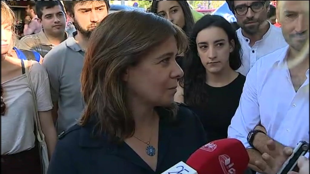 Catarina Martins na Feira do Livro em Lisboa