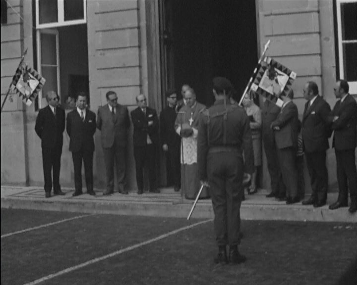 Despedida de tropas em Angra do Heroísmo