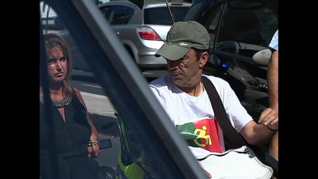 Protesto do tetraplégico Eduardo Jorge