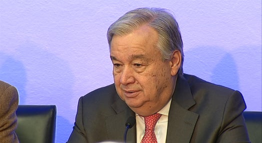 Declarações de António Guterres