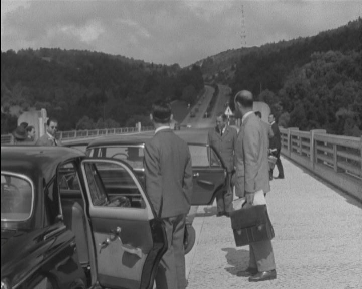 Visita de Arantes e Oliveira aos trabalhos da Ponte sobre o Tejo