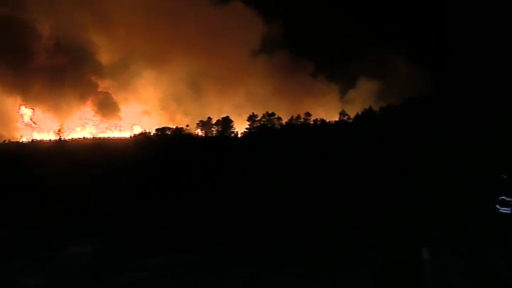 Incêndio florestal em Mação