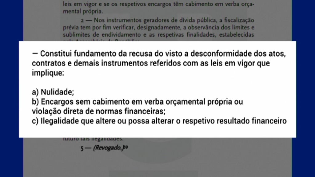 Tribunal de Contas chumba investimento no SIRESP