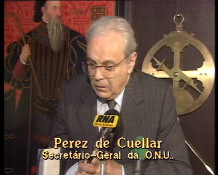 Pérez de Cuellar em Lisboa