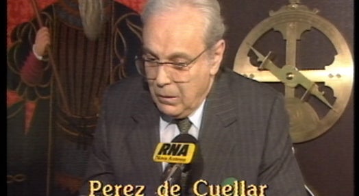Pérez de Cuellar em Lisboa