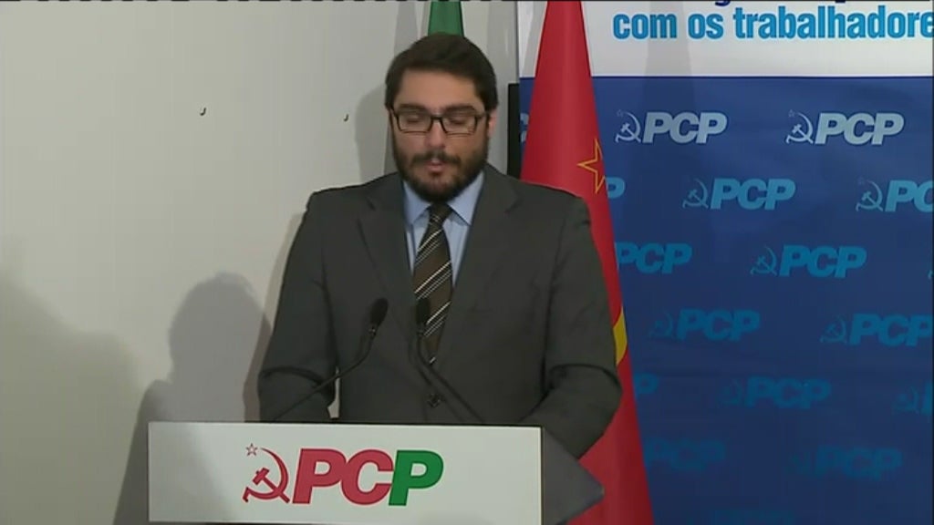 João Oliveira nas Jornadas Parlamentares do PCP