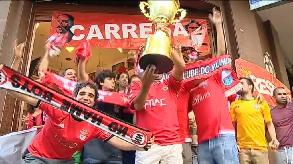 Festejos do Benfica no país e no mundo