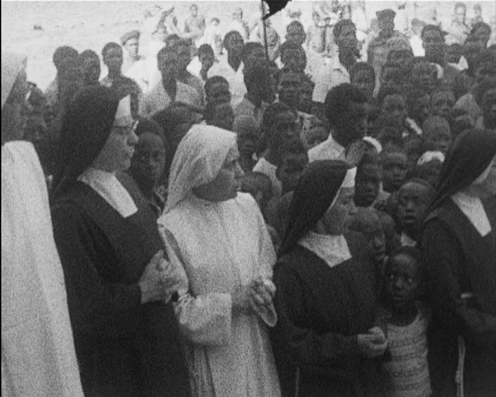 Missa campal realizada no âmbito da inauguração da Igreja de Quinhamel