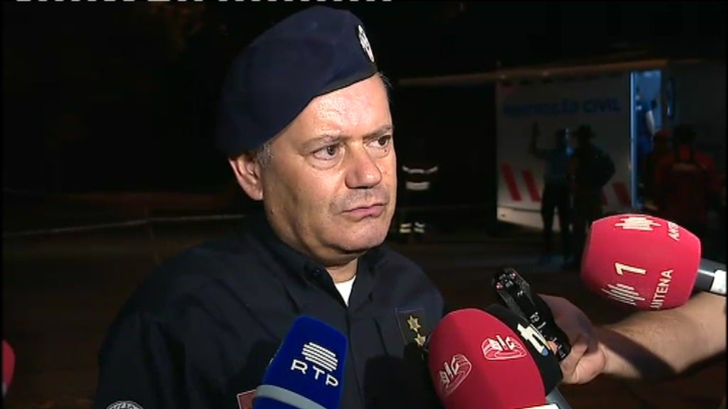 Incêndio florestal em Alijó