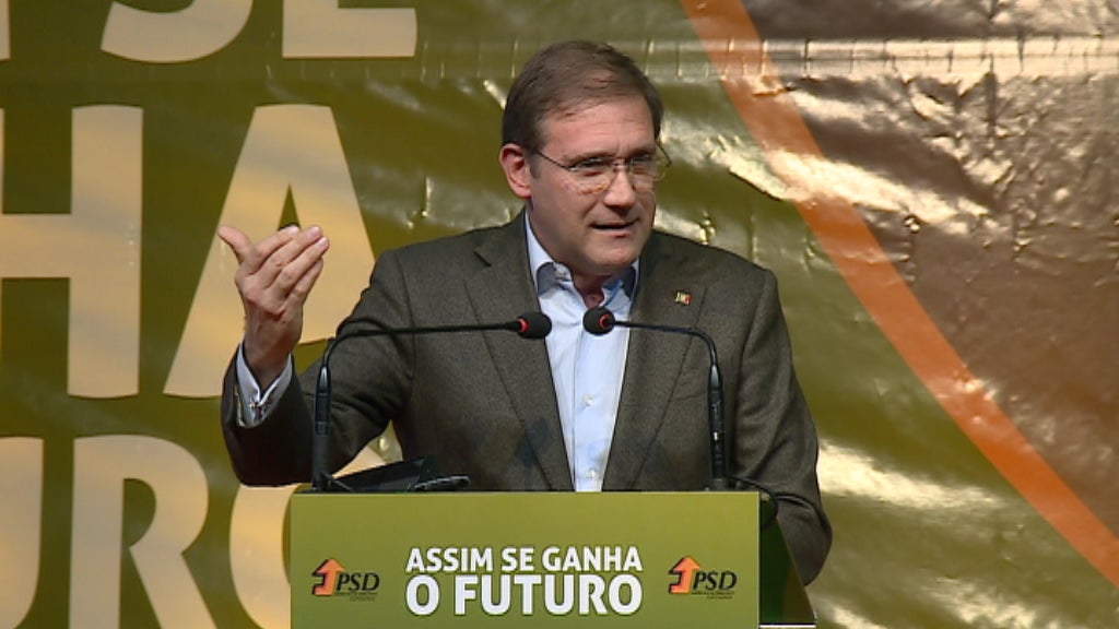 Declarações de Passos Coelho