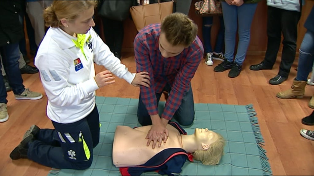 Campanha do INEM nas escolas