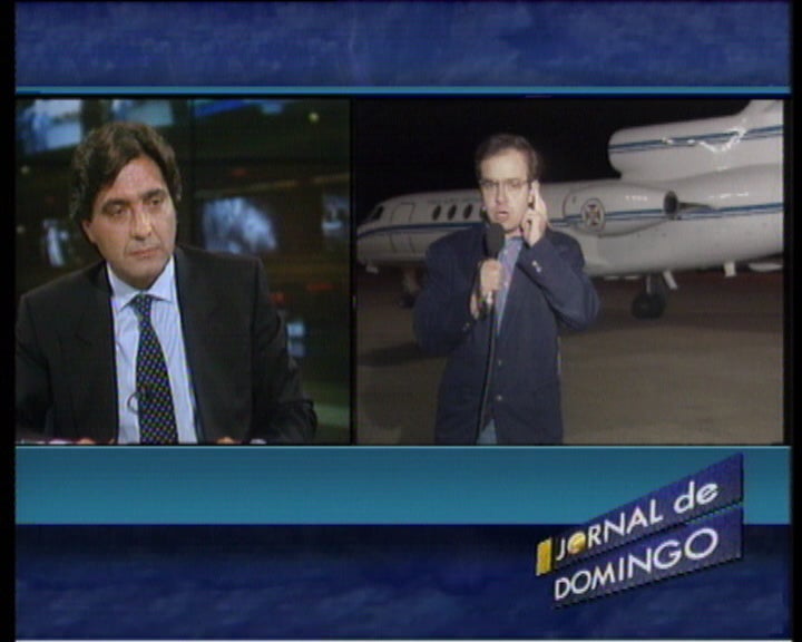 Paulo Lavadinho no aeroporto de Figo Maduro