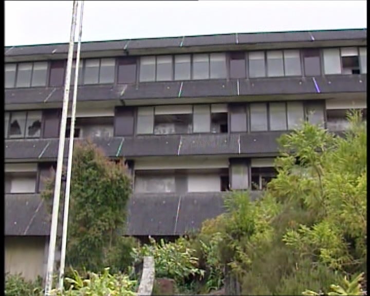 Degradação do Hotel Monte Palace