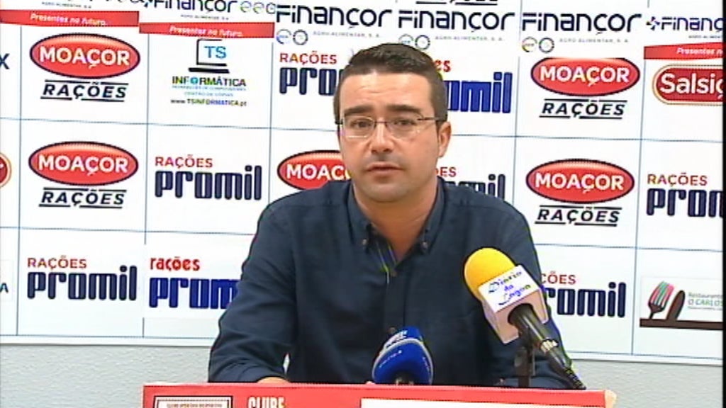 Futebol: Conferência de imprensa de André Branquinho