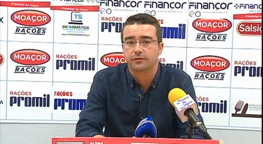 Futebol: Conferência de imprensa de André Branquinho