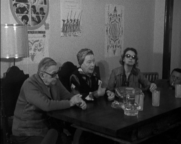 Jean-Paul Sartre e Simone de Beauvoir em Lisboa