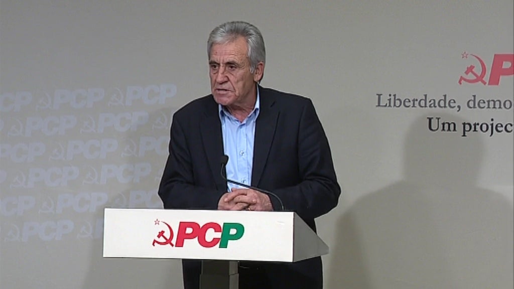 Conferência de imprensa de Jerónimo de Sousa